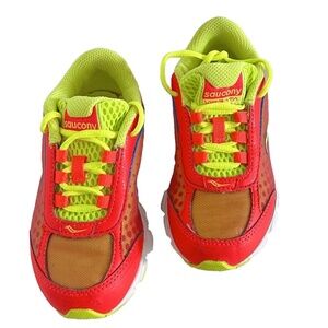 Saucony | Anti Odor Linning Girls Sneakers Size 10.5W Orange Virrata SC46707